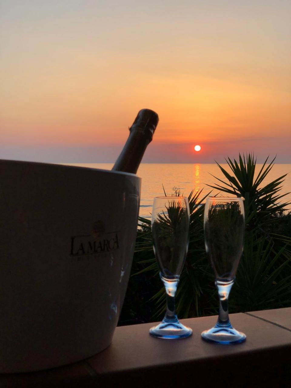 Residence Le Palme - Appartamenti Sul Mare - Spiaggia Tra Palinuro E Caprioli Pisciotta Luaran gambar
